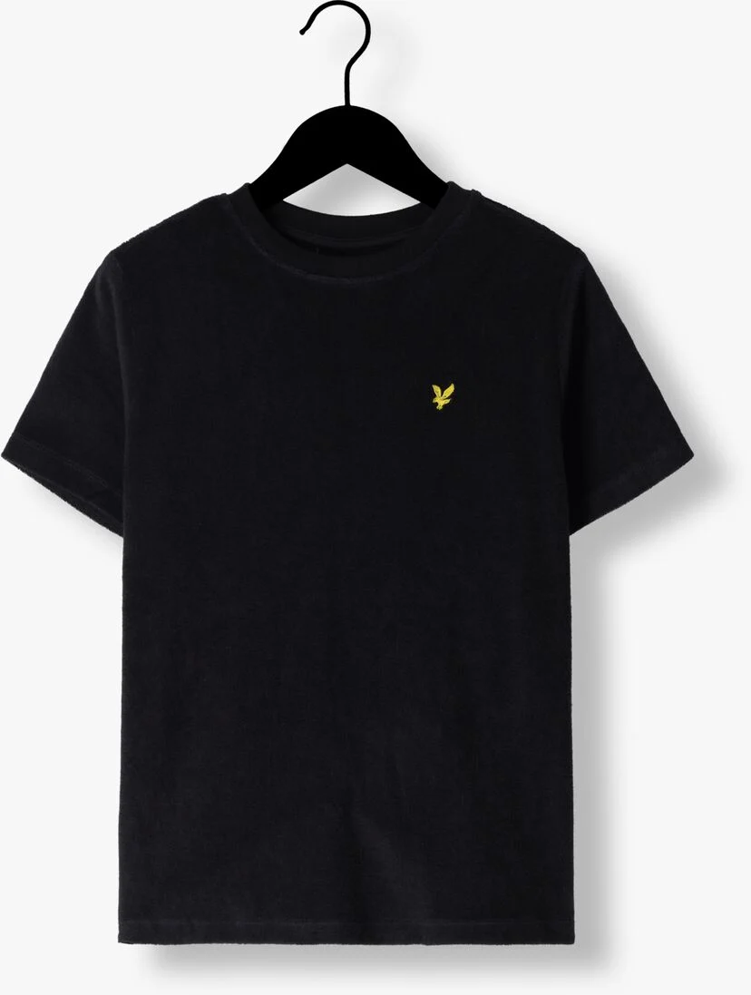 LYLE & SCOTT donkerblauwe lyle & scott t-shirt towelling t-shirt
