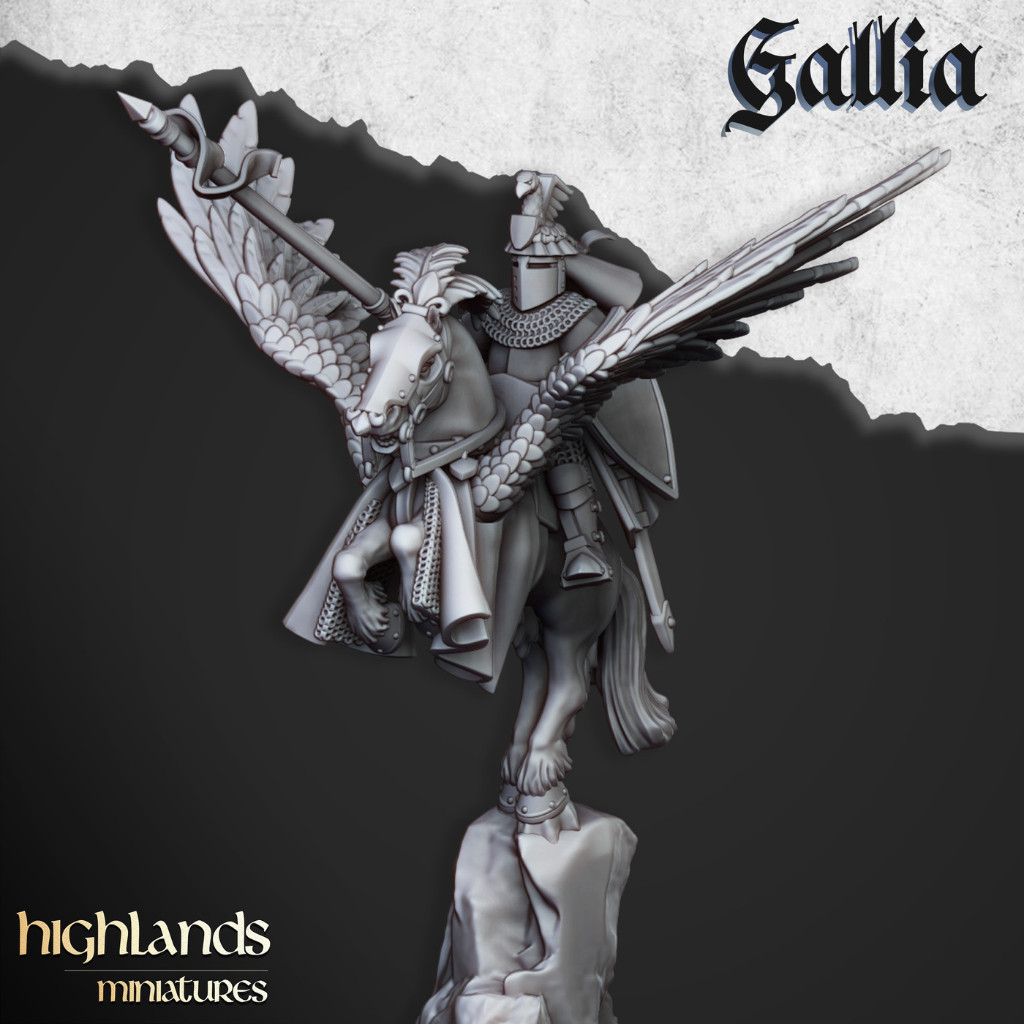 Highlands Miniatures - Gallia - Chevaliers Pégases de Gallia