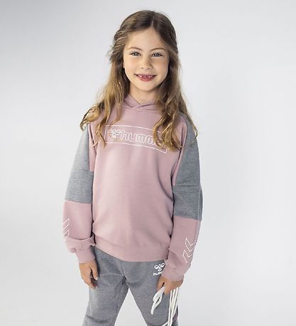 Hummel Kapuzenpullover - HMLBoxline - Woodrose