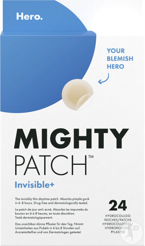 Hero Mighty Patch Invisible+ Patchs Hydrocolloïdaux Pour L'Acné 24 Pièces