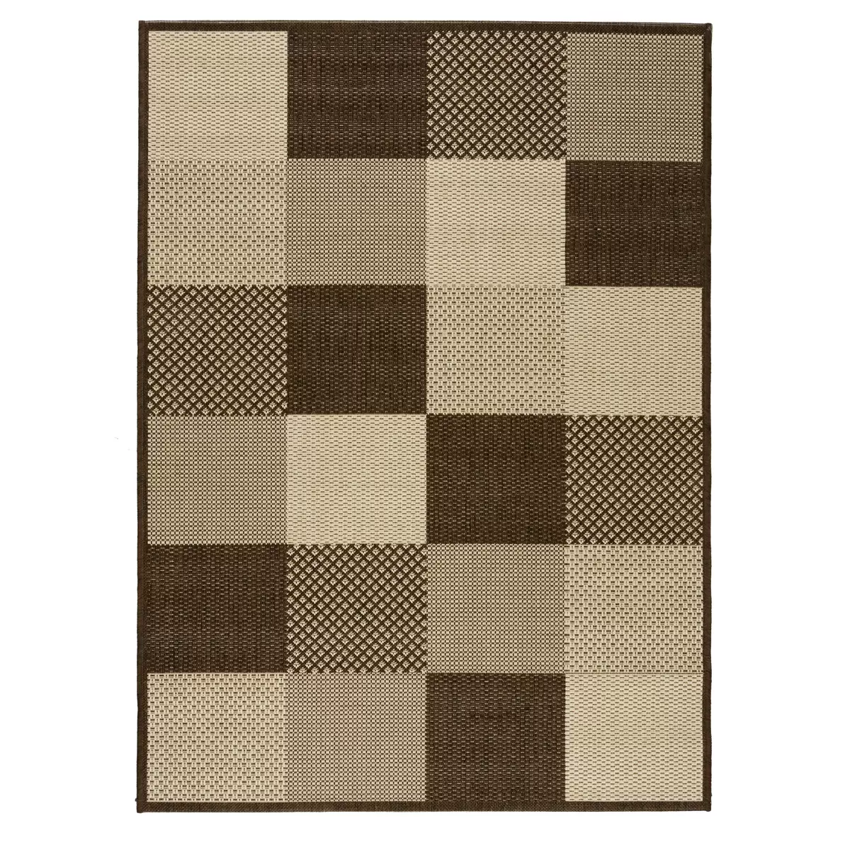 Teppich Caro braun,beige