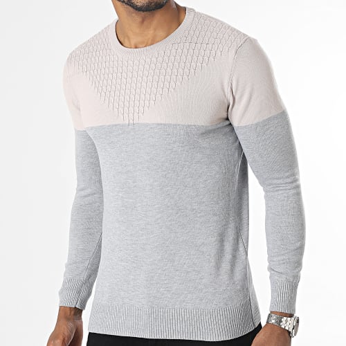 Pull Gris Beige