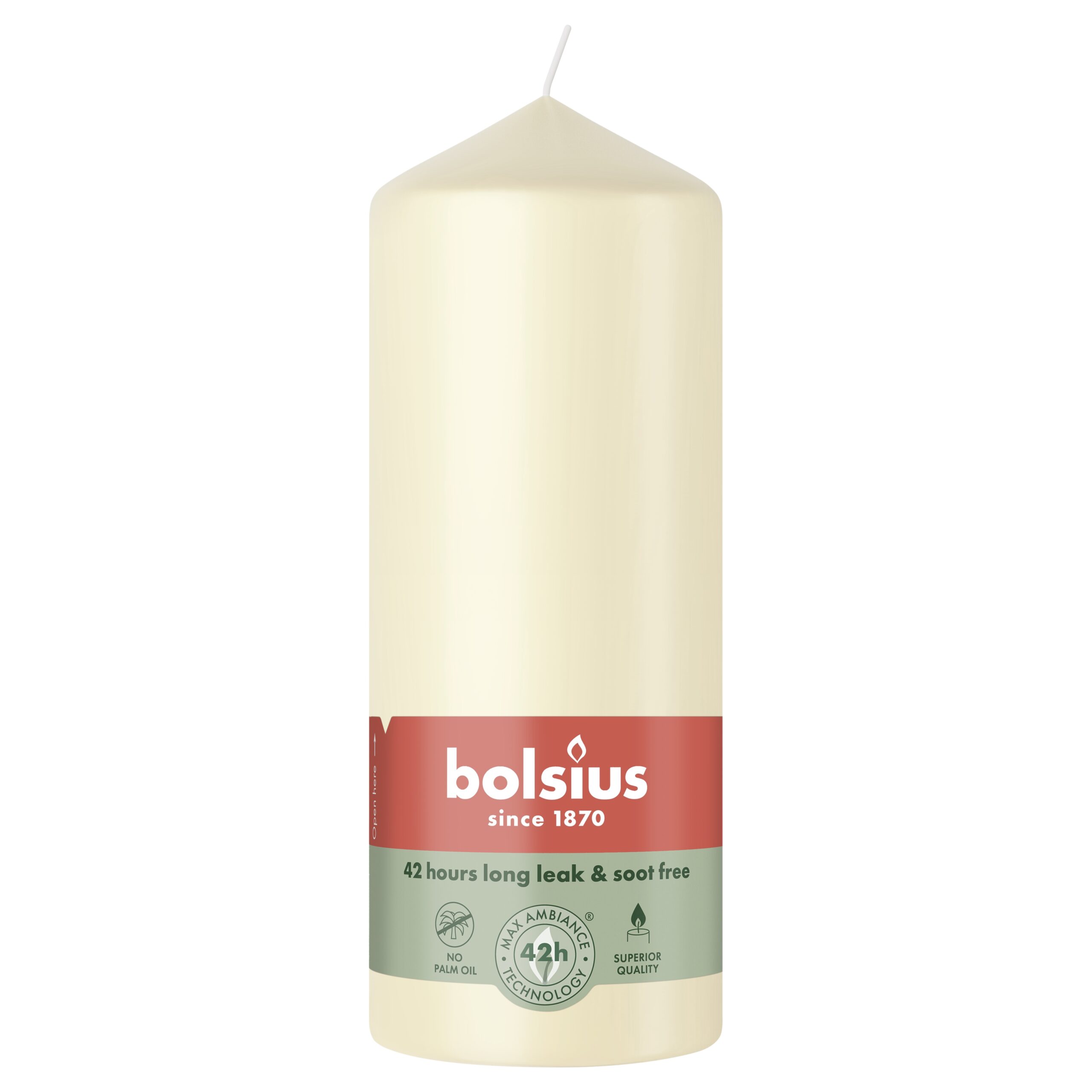 Bolsius Stompkaars 150/58 Soft Pearl (1 stuk)