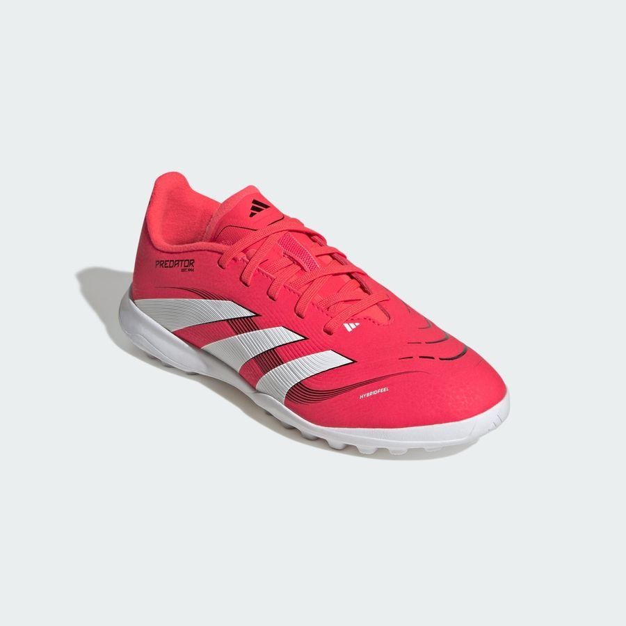 adidas Predator League TF Pure Victory - Lucid Red/Blanc/Noir Enfant