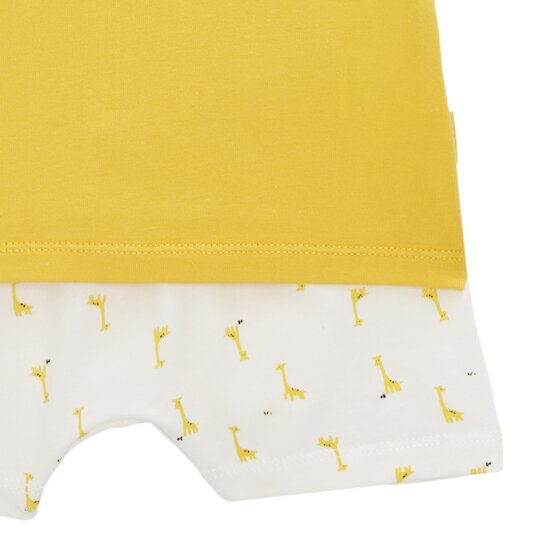 Ensemble Short + Haut   Jaune soleil        de               P'tit bisou