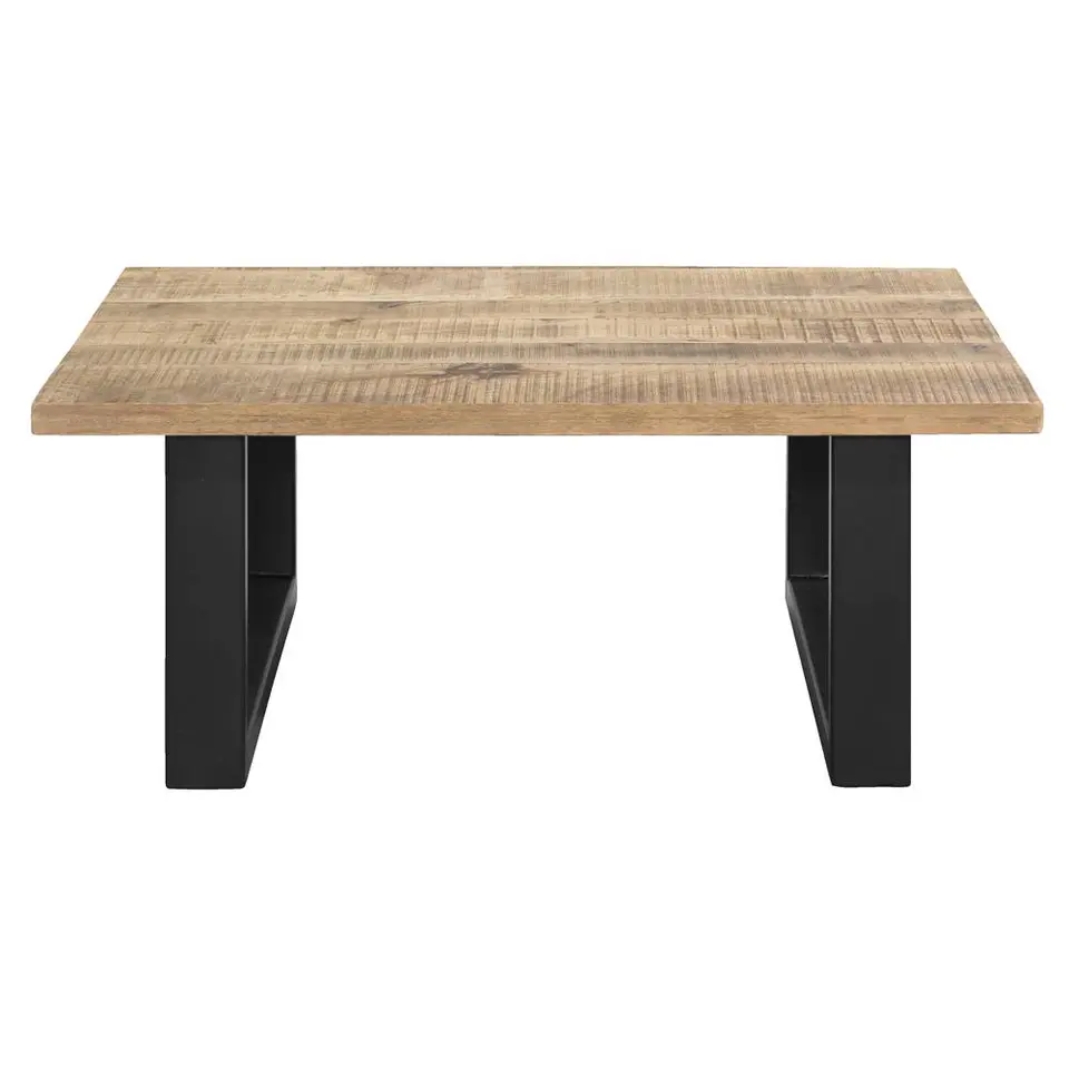 Salontafel Trevor - mangohout - 42x100x100 cm