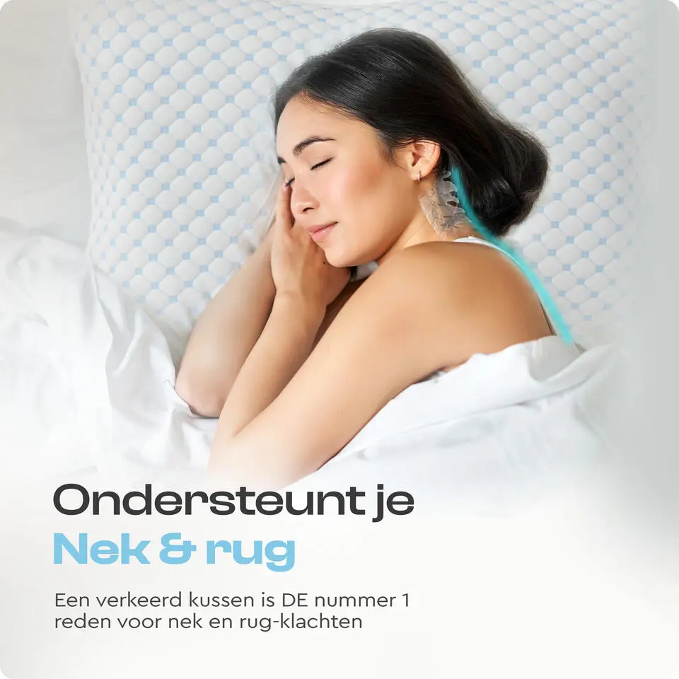 Hoofdkussen Dreamhouse – Memory Foam & Wasbare Hoes