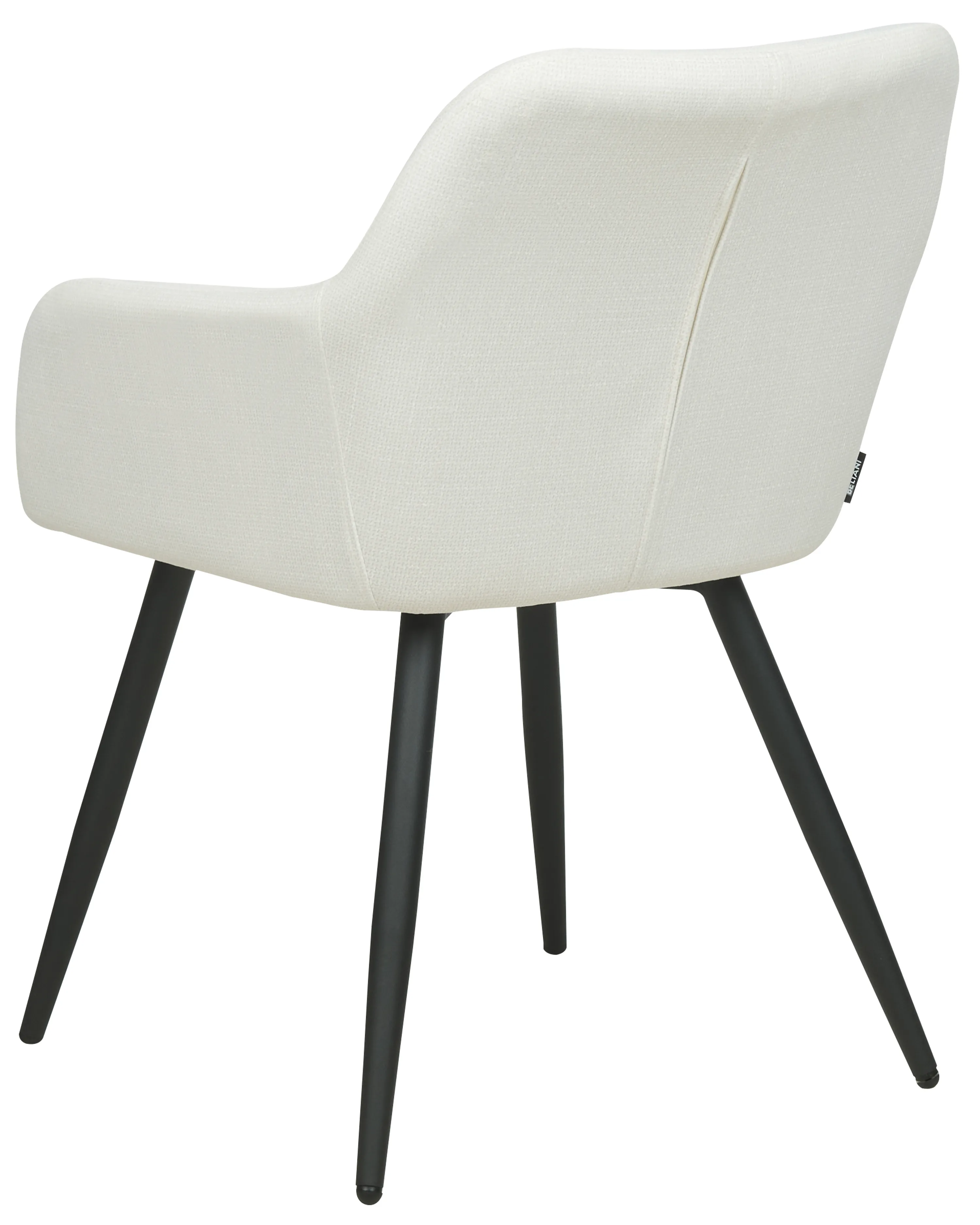 Set van 2 eetkamerstoelen CASMALIA Fluweel Gebroken wit