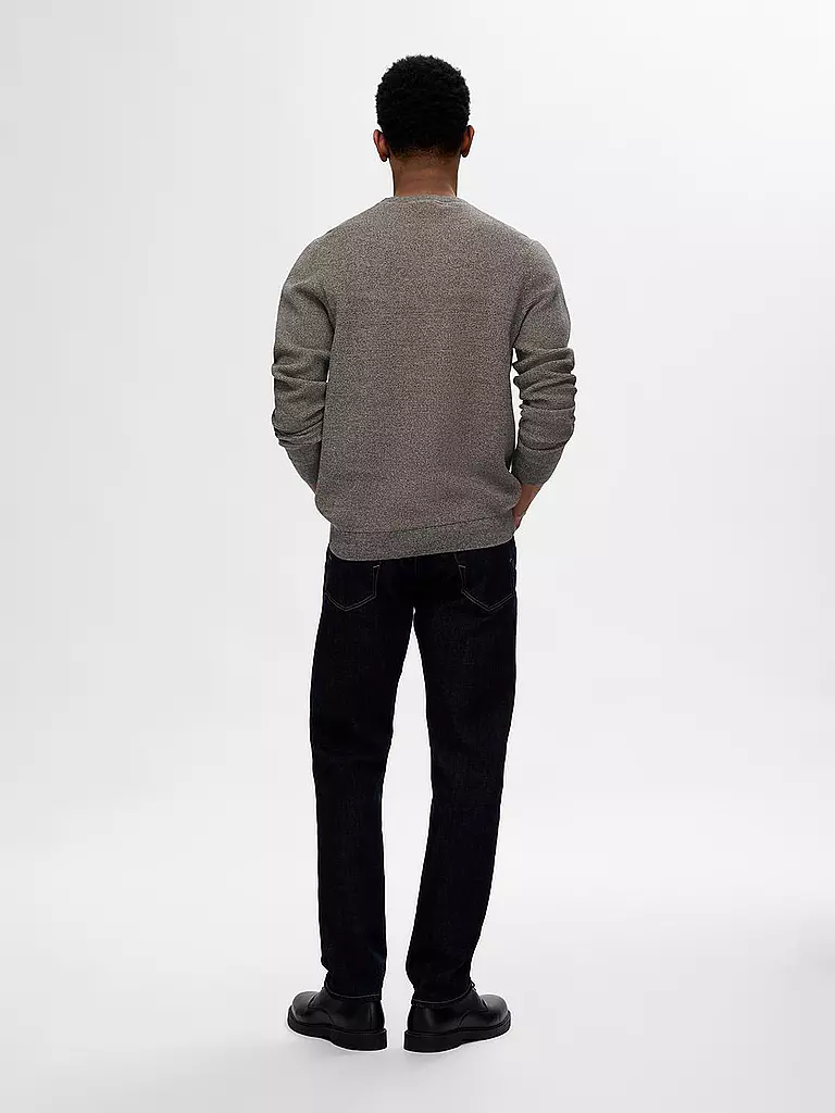 SELECTED Pullover SLHROSS grau