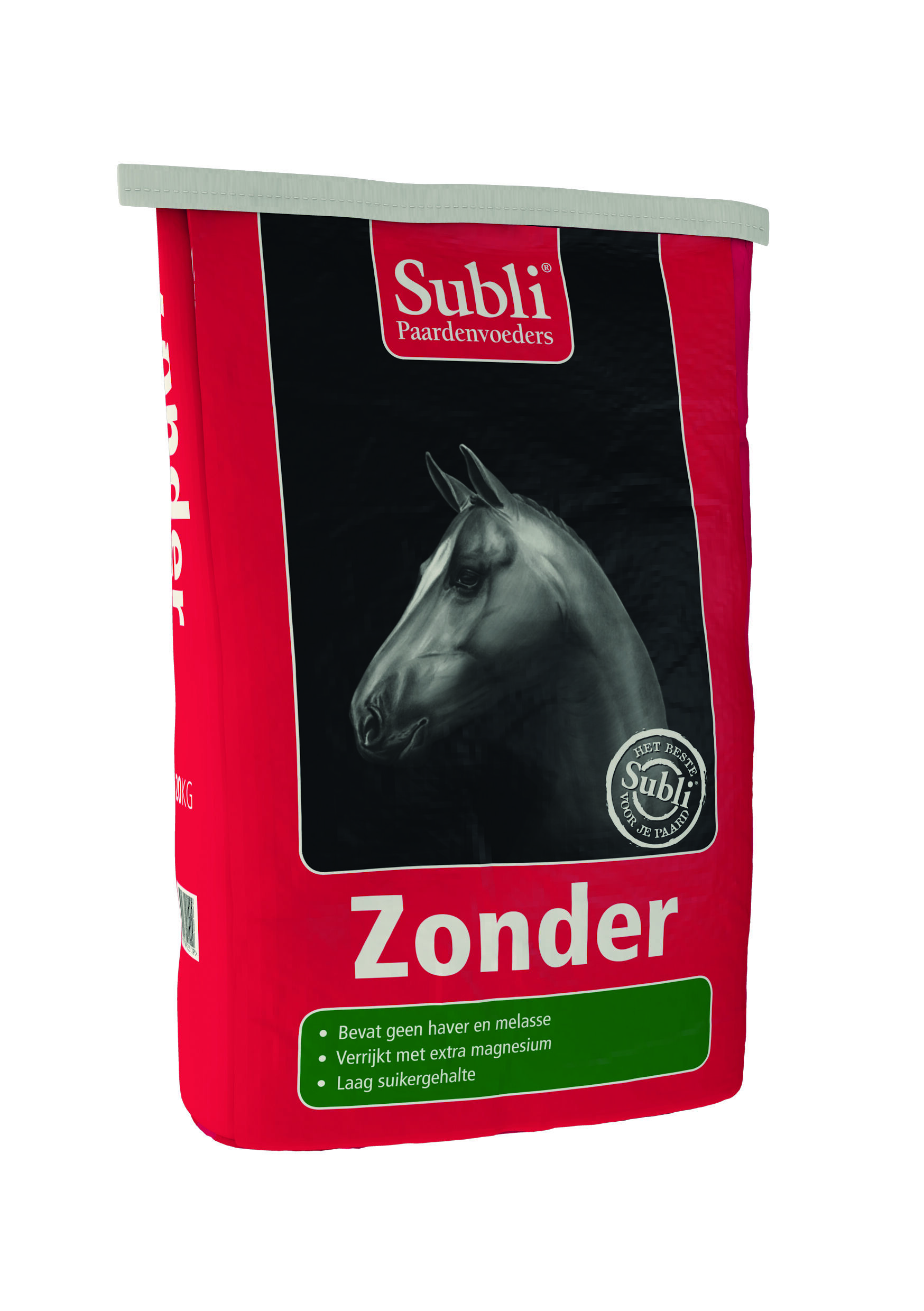 Subli Zonder - Specialiteit - Paardenvoer - 20 Kilogram - Zak