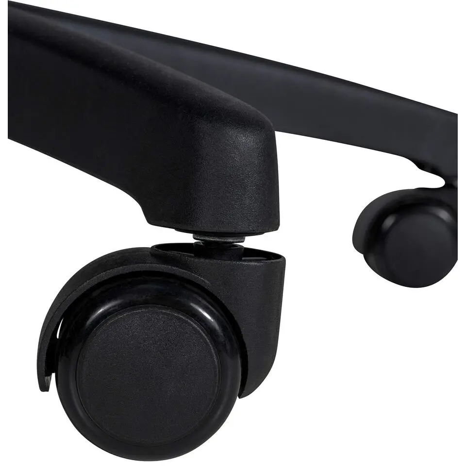 CLP Bureaustoel Garston zwart Frame - Microfiber - zwart
