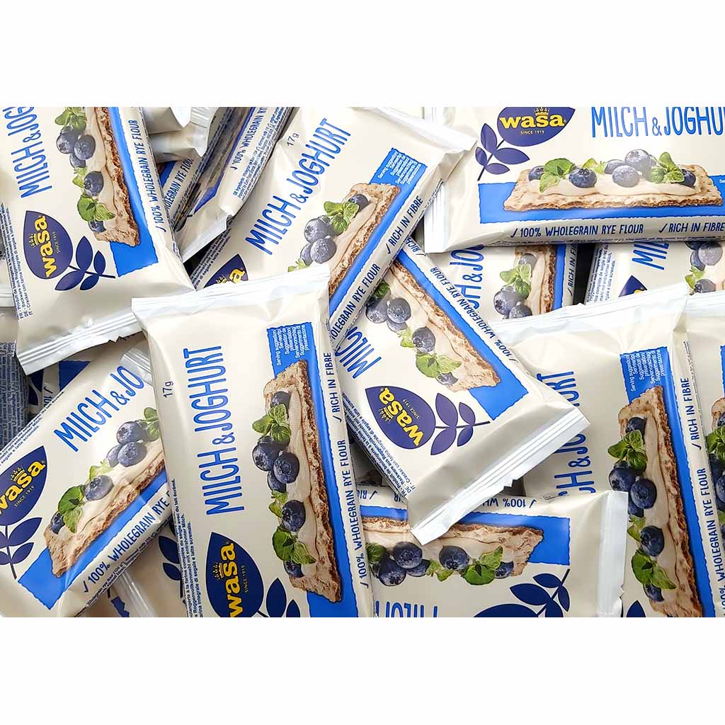 Wasa Knäckebrot Milch & Joghurt 120x17g= 2,04 kg MHD:30.9.25