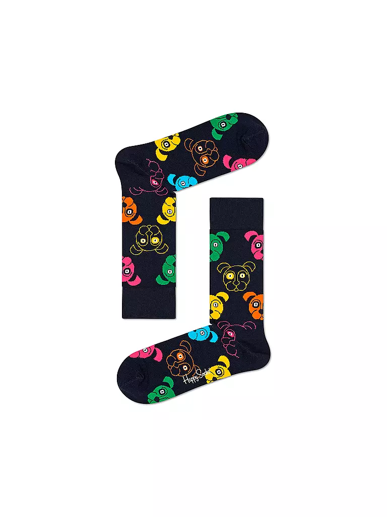 HAPPY SOCKS Damen Socken MIXED DOG SOCKS GIFT SET 36-40 3er Pkg multi bunt