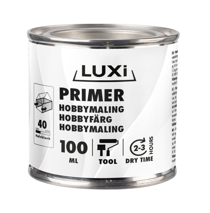 Primer t/hobbymaling 100 ml - Luxi
