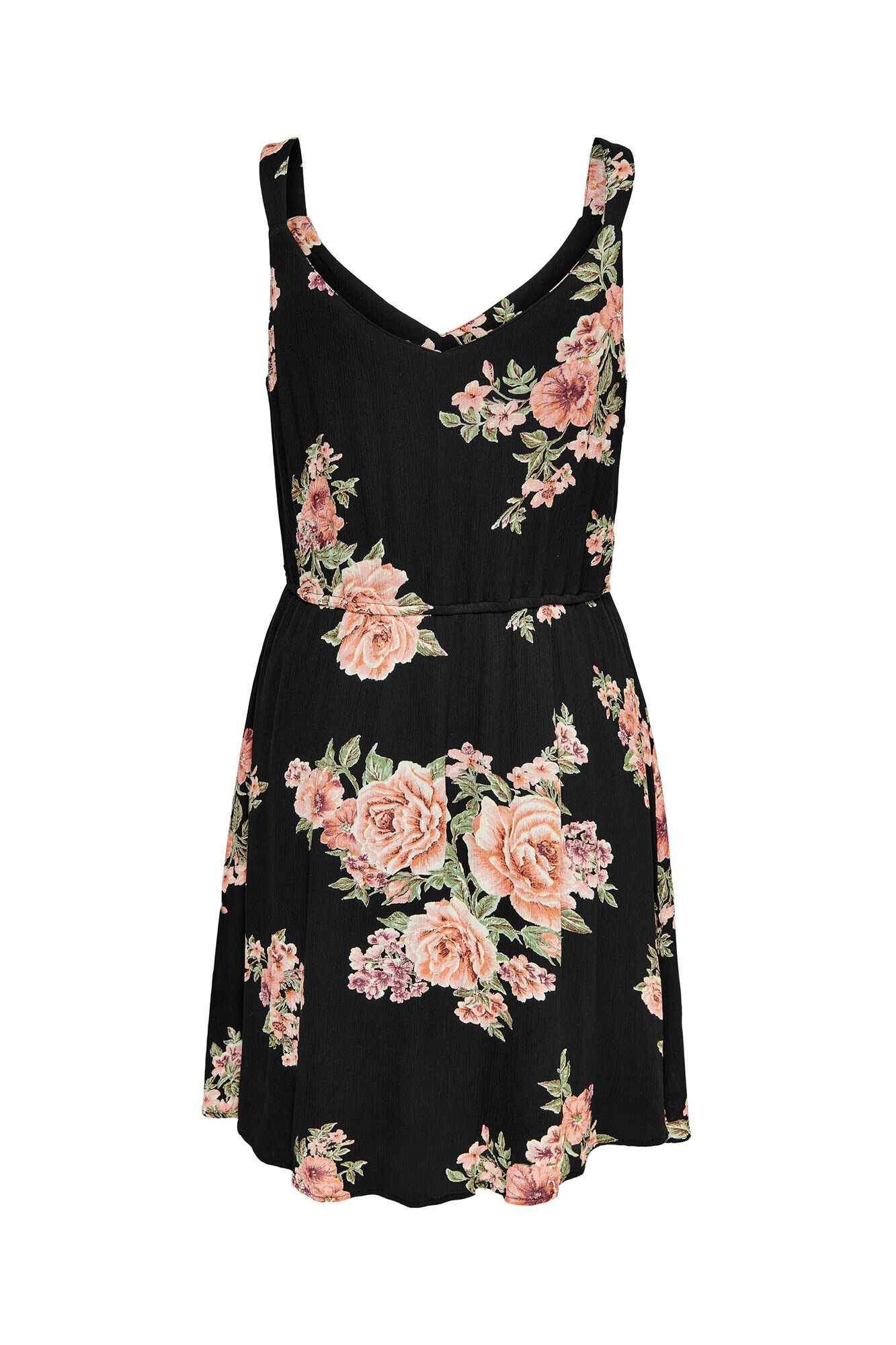 Vestido curto sem alças