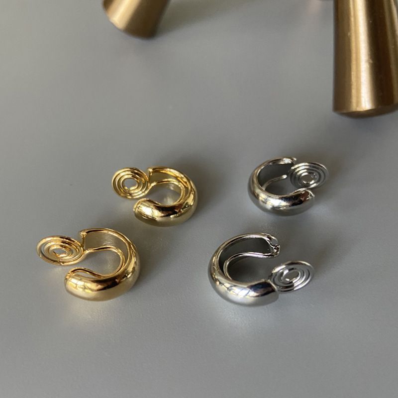 True Glam - Legering Open Hoop Oorbel