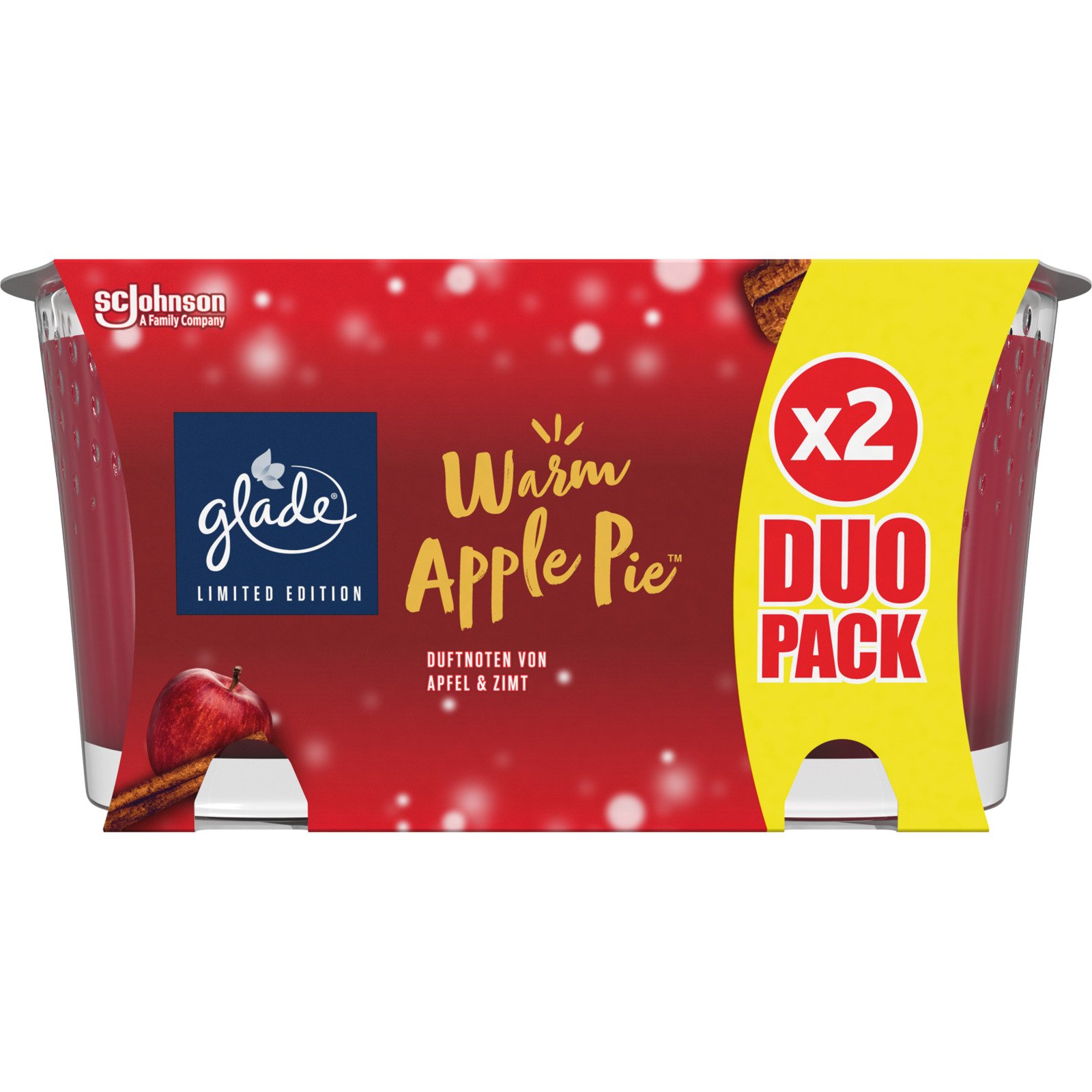 Glade Duftkerze Apple Pie 2 x 129 g