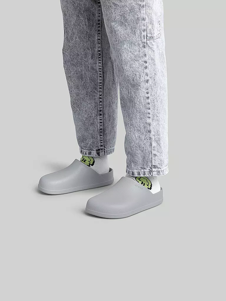 CROCS Pantoletten DYLAN CLOG hellgrau