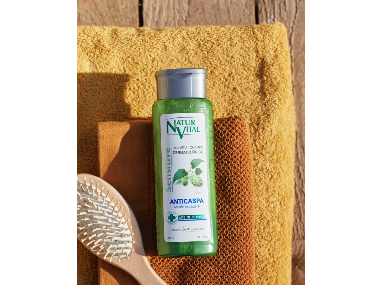 Champô Sensitive Anticaspa Natur Vital 300ml