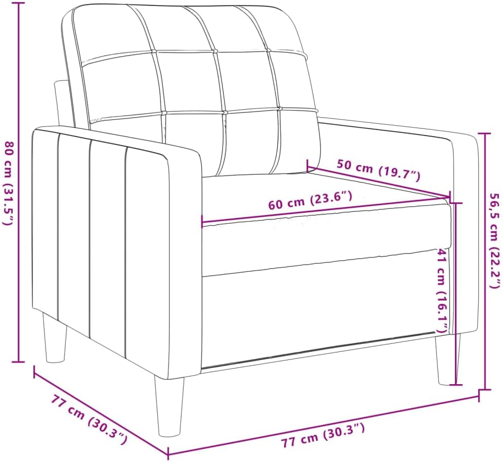 vidaXL 3-Tlg. Sofagarnitur mit Kissen, Blau, Samt, Modern, L-förmig, 197 x 77 x 80 cm, Wohnzimmermöbel, Sofa Set, Relaxsofa, Samtsofa