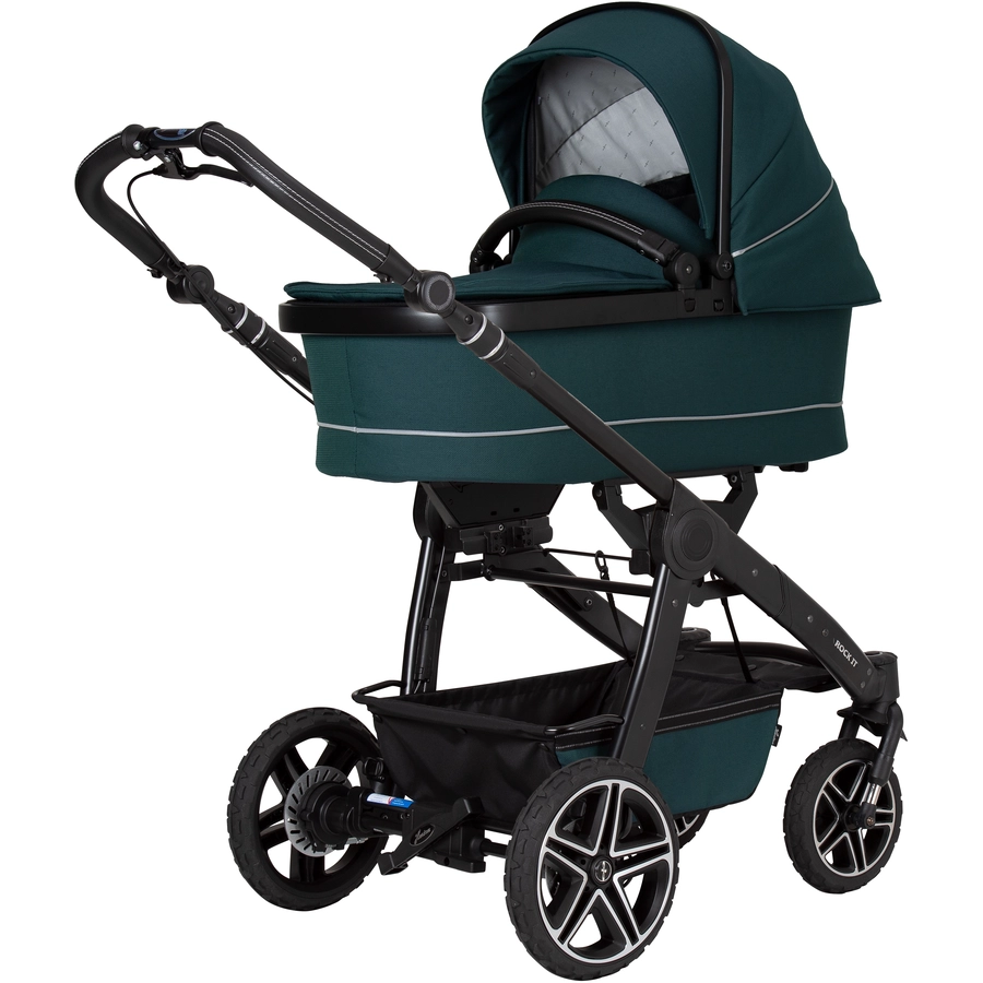 Hartan Kombikinderwagen ROCK IT GTR mit Handbremse Outdoor Leaf (801)