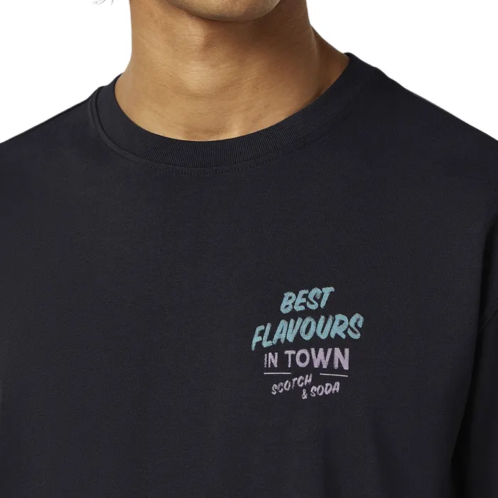 Scotch & Soda Front and Back Artwork Shirt Heren