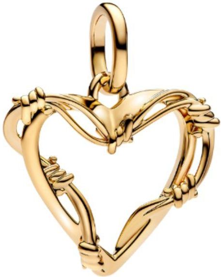 Pandora - Wire Heart - Bedel - Zilver