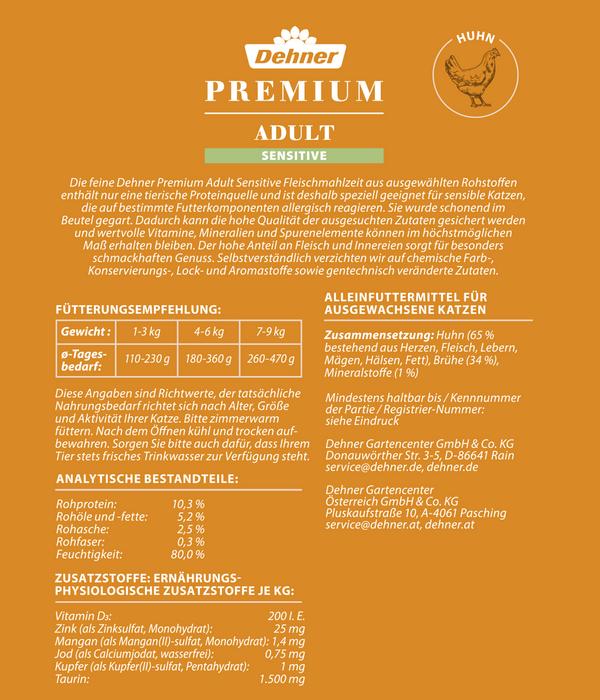 Dehner Premium Nassfutter für Katzen