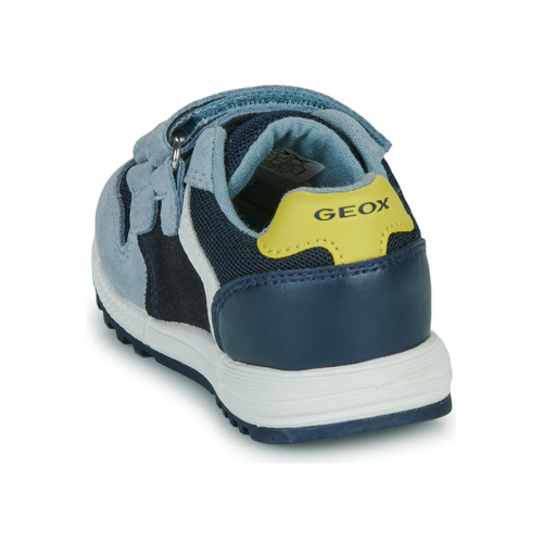 Geox - B ALBEN BOY - Bleu / Marine / Lime