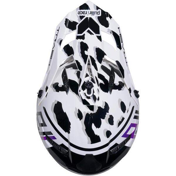 pull-in - Casque Race Blanc / Noir / Violet