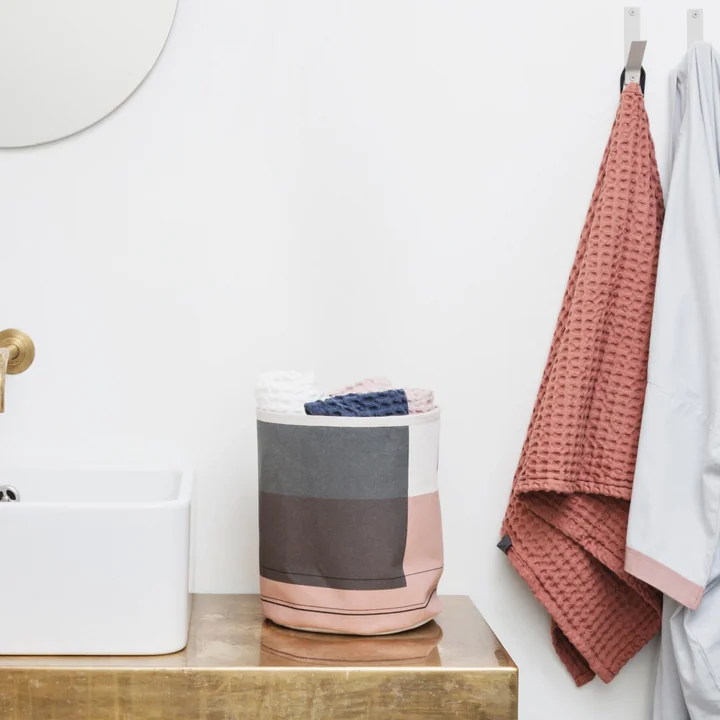 Ferm Living - Organic Badetuch, 70 x 140 cm, olive
