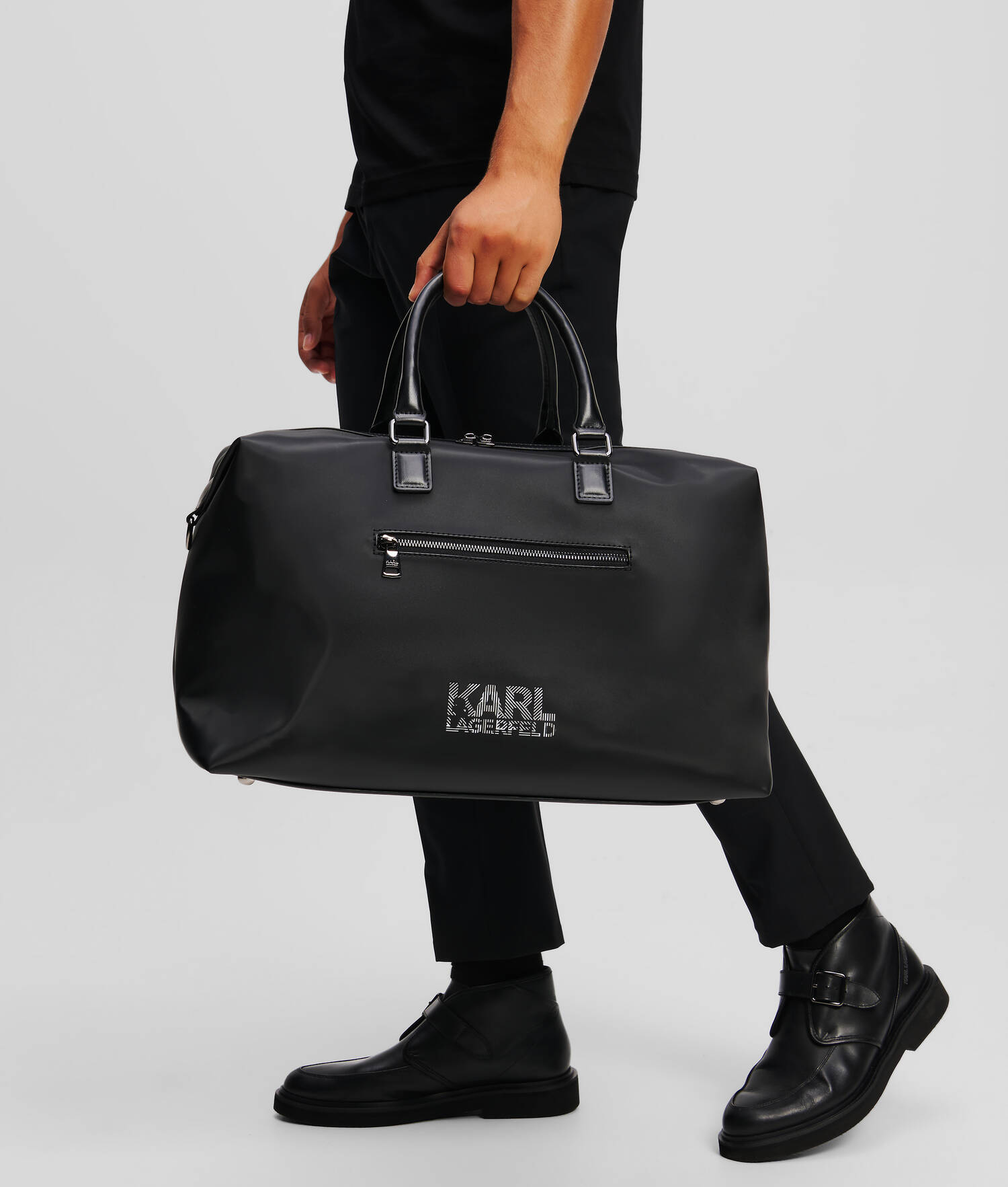 SAC DE WEEK-END AVEC LOGO - Noir