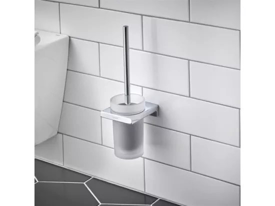 HANSGROHE Porte-brosse HANSGROHE WC mural chromé