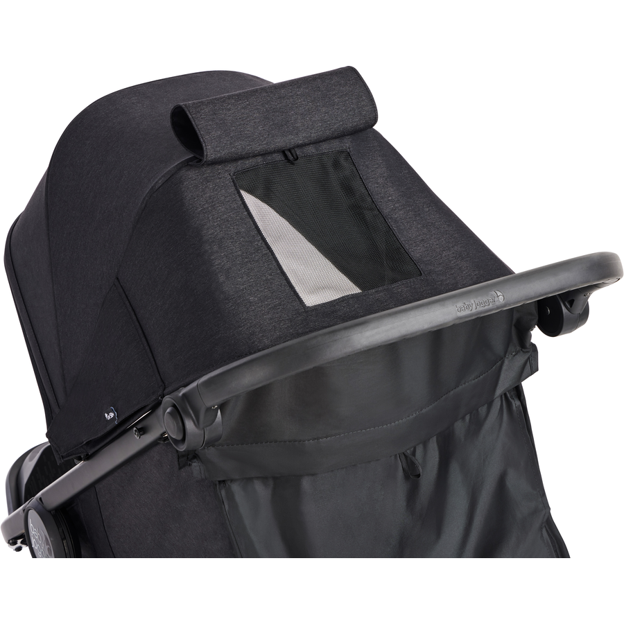 baby jogger Kombi-Kinderwagen City Elite 2 Opulent Black inklusive Babywanne, Sicherheitsbügel und Wetterschutz