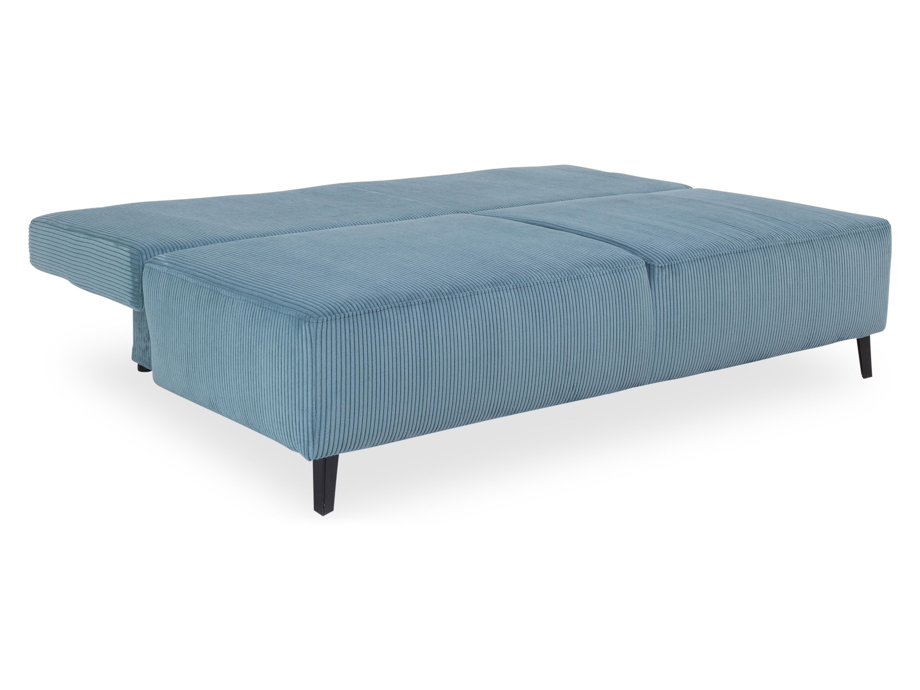 Schlafsofa Elastoform RAMINA Chrom petrol Kord