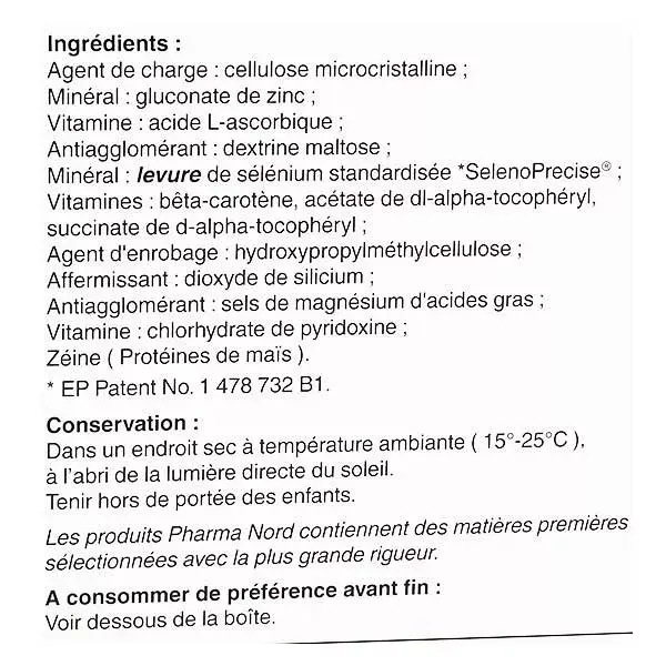 Pharma Nord Sélénium Zinc 150 comprimés