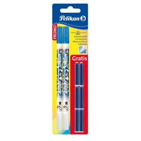 Pelikan Tintenlöscher Super Sheriff 258M 2x + 6 Tintenpatronen
