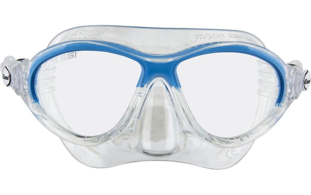 Tauchmaske Moon Kinder Klar/BlauSchwimmbrille für Kinder