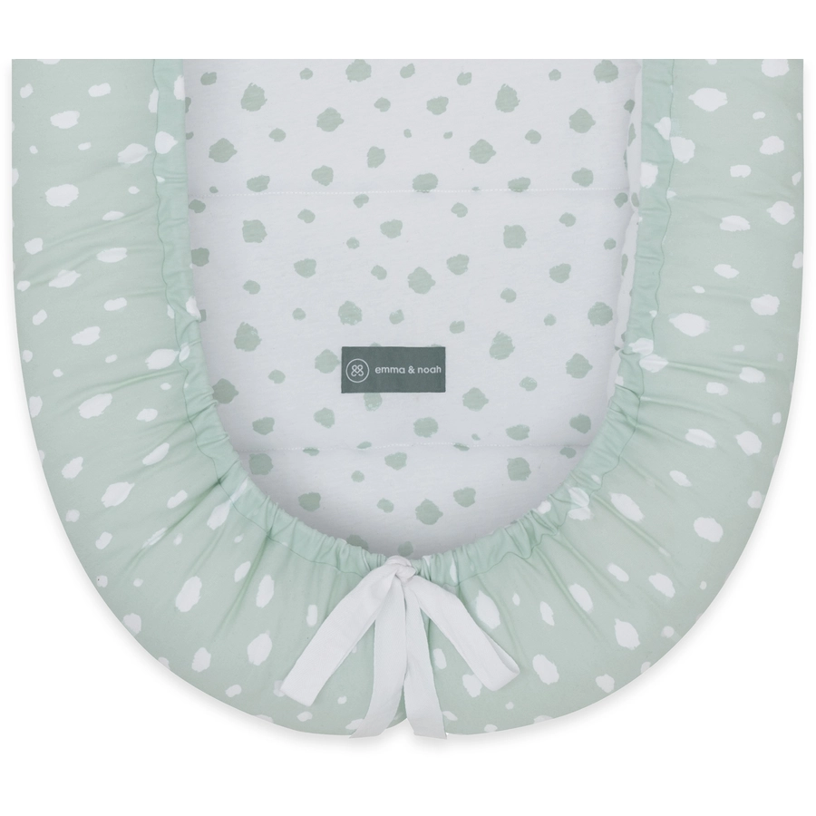 emma & noah Kuschelnest Punkten Mint