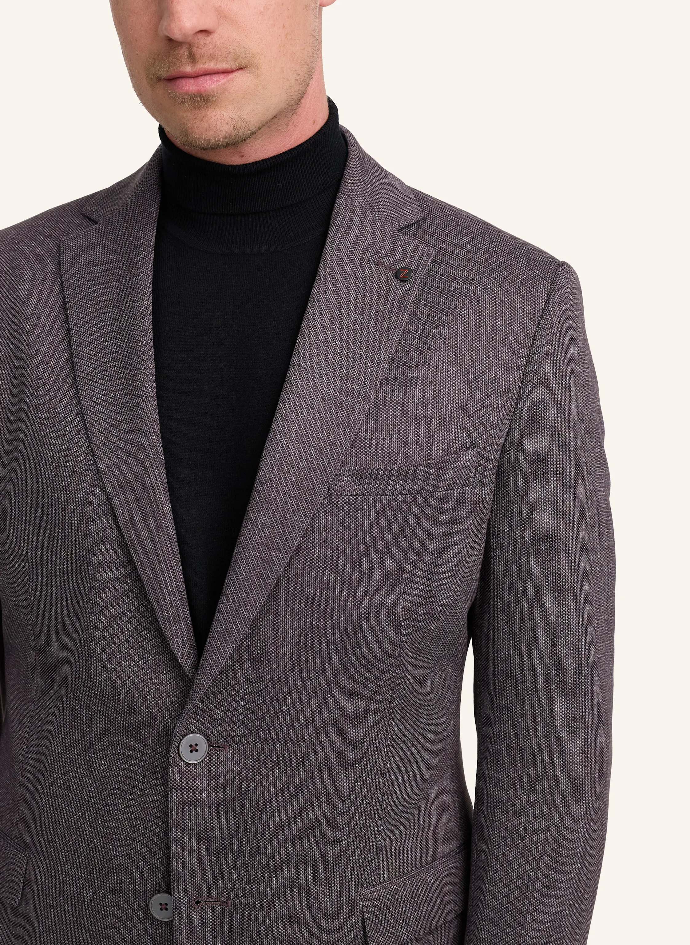 ZUITABLE Anzugssakko DINICK Slim Fit aus Jersey