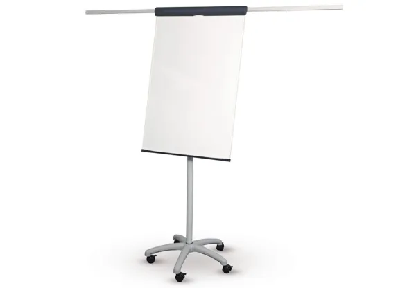 MAUL 6372682, Fritstående, 660 x 970 mm, Portræt, Plast, Stål, Grå, 5 hjul