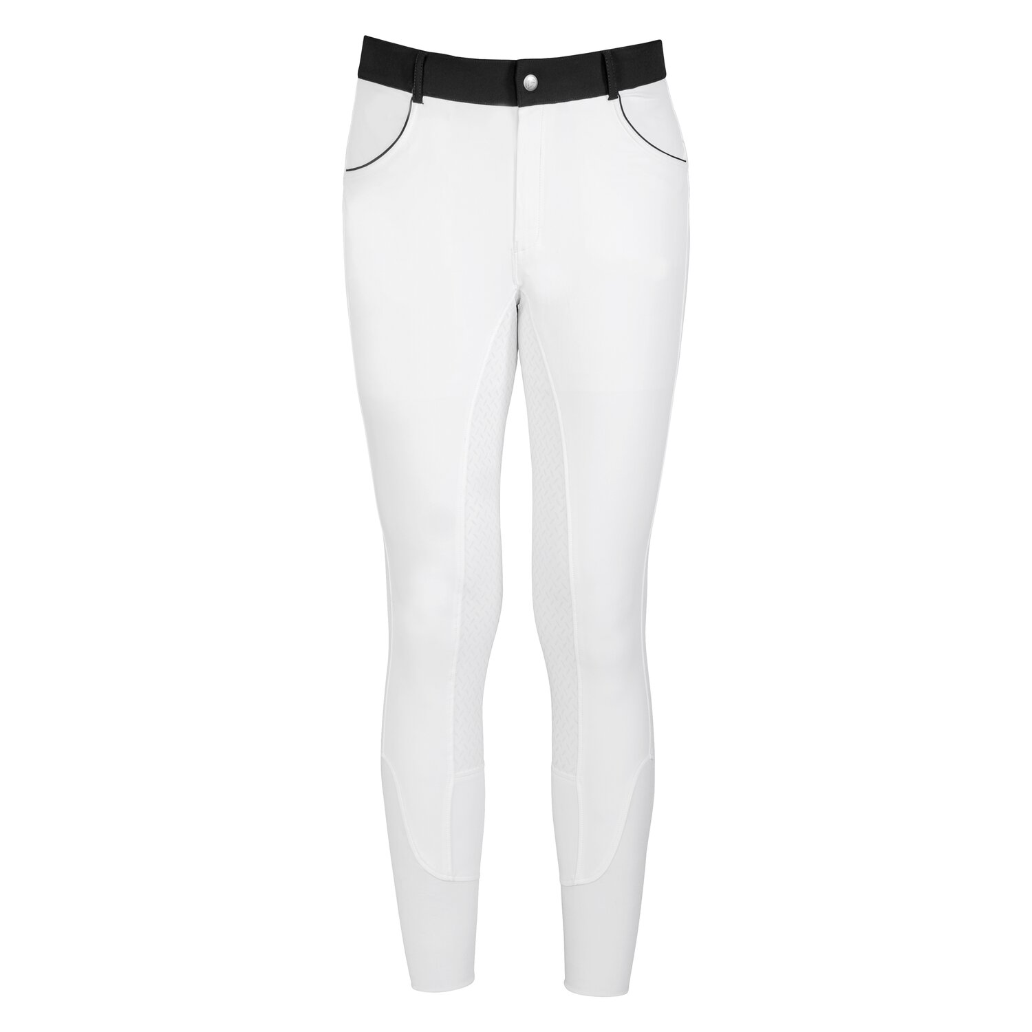 black forest Grip-Vollbesatz-Reithose  - weiß