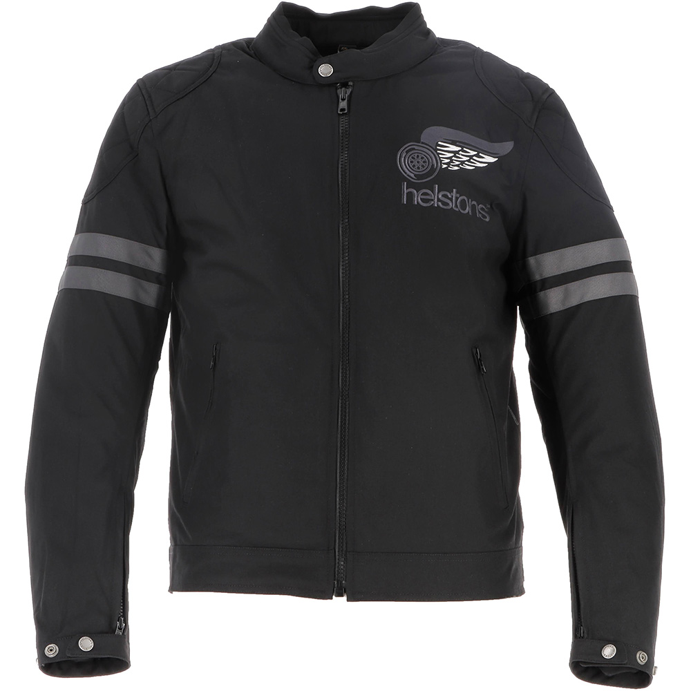 Helstons - Blouson Jake Speed Tissu technique Noir / Gris