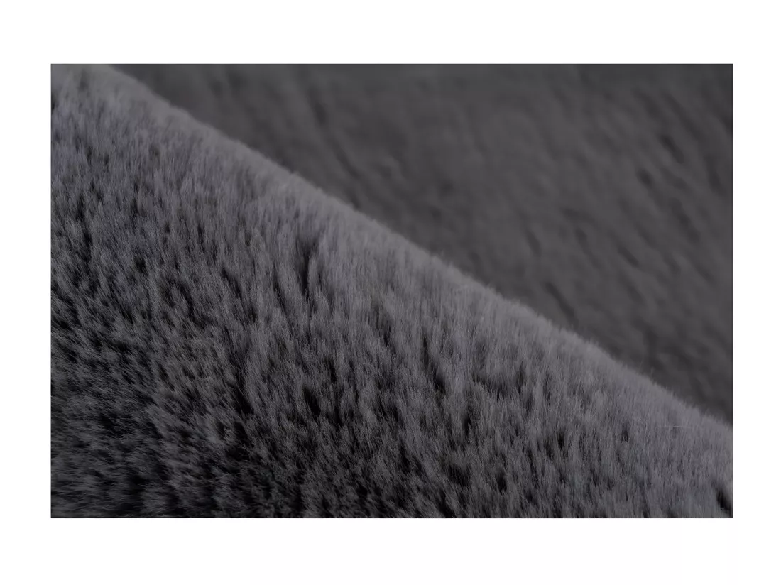 Tapis 230x160cm, design E009Y coloris graphite - Confort et élégance pour votre intérieur