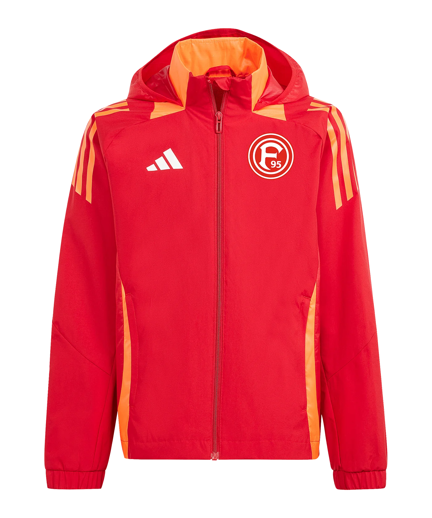 adidas Fortuna Düsseldorf Allwetterjacke Kids Rot