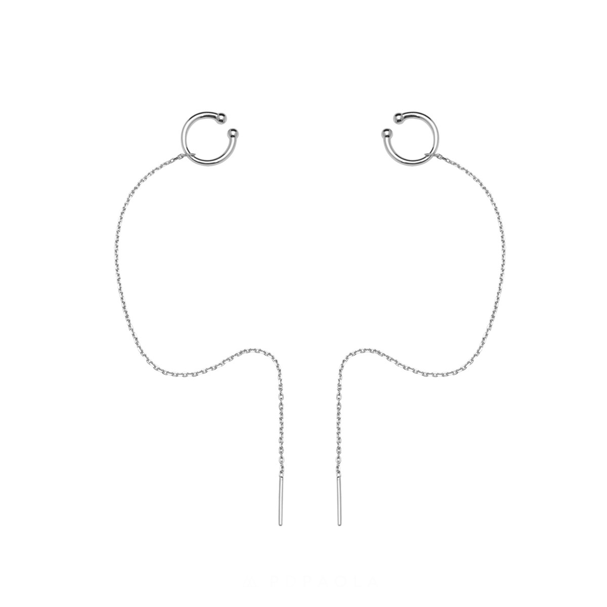 Boucles d'oreilles pendantes chaîne - Lorenzo R