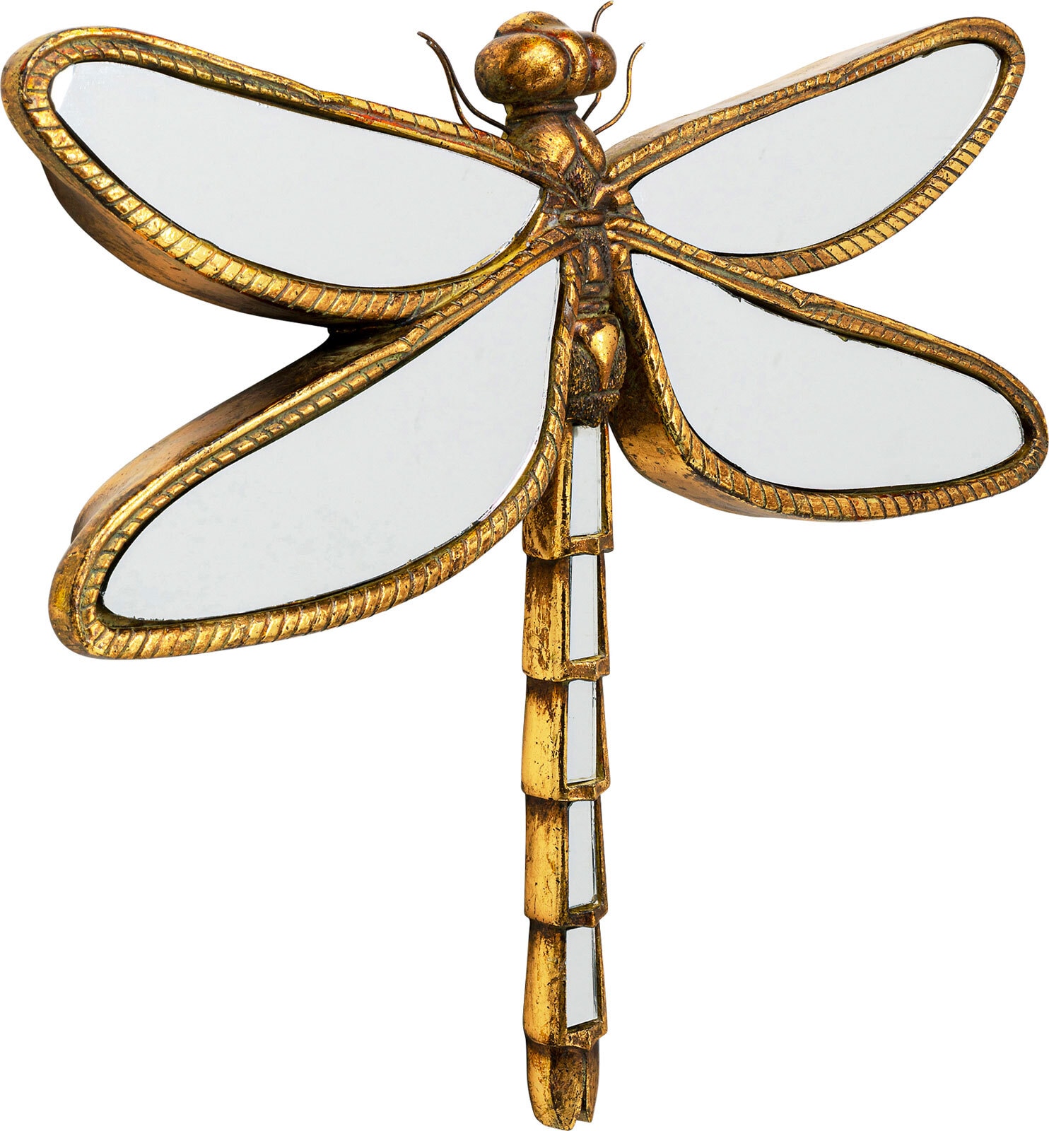 KARE DESIGN Wandschmuck DRAGOBFLY 46,5 x 36 cm goldfarbig