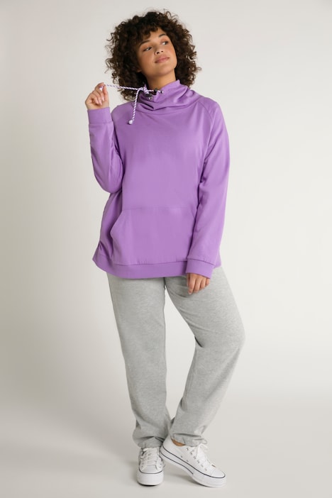 Bellieva-Sweatshirt, elastische Seitennähte, Langarm