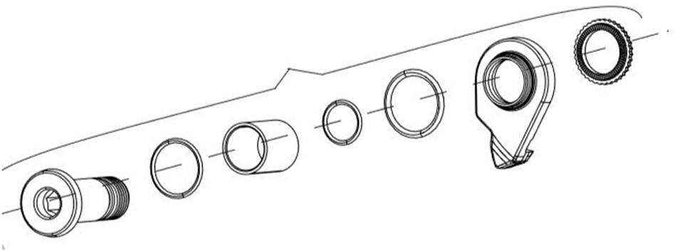 SRAM Rear derailleur screw/bolt kit For