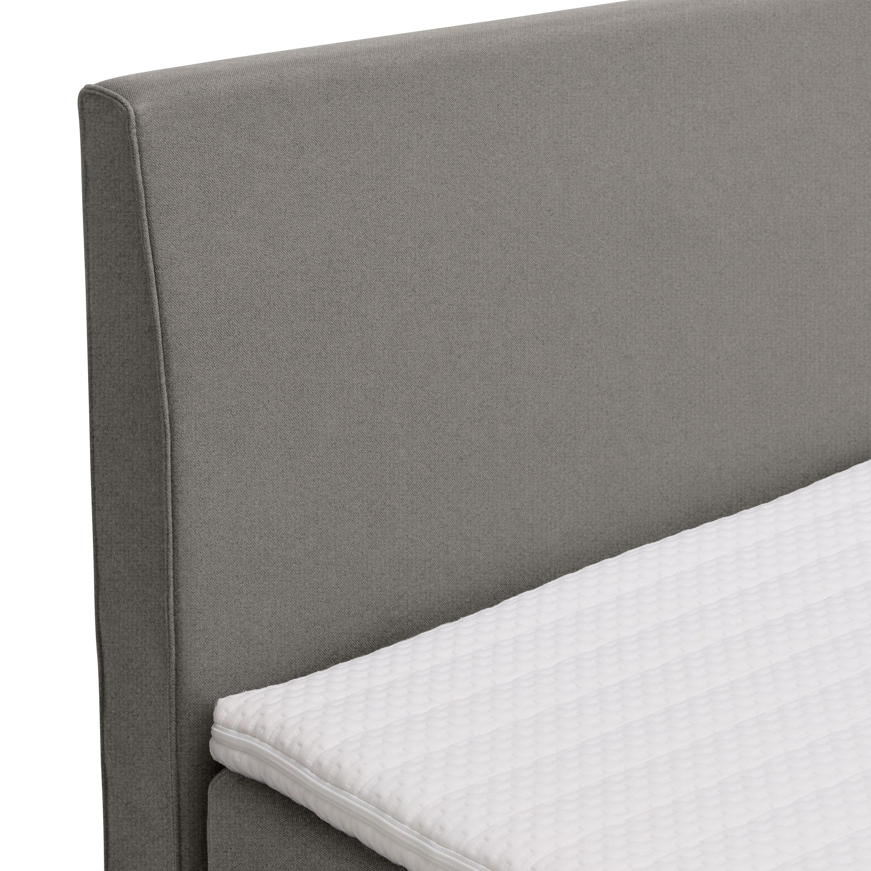 bico GOODNIGHT Boxspringbett - Perlgrau / B: 180.0 cm x T: 200.0 cm